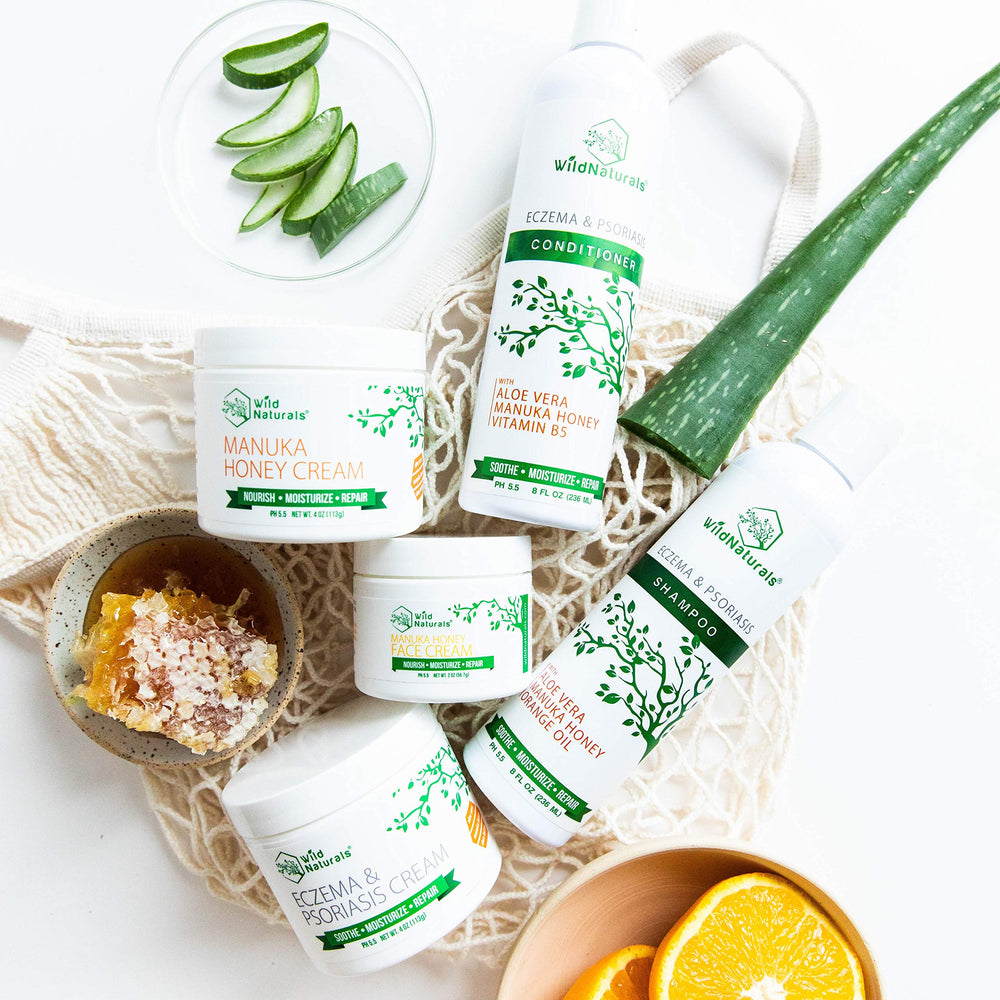 Wild Naturals Manuka Honey UMF 12 packaging highlights potency.
