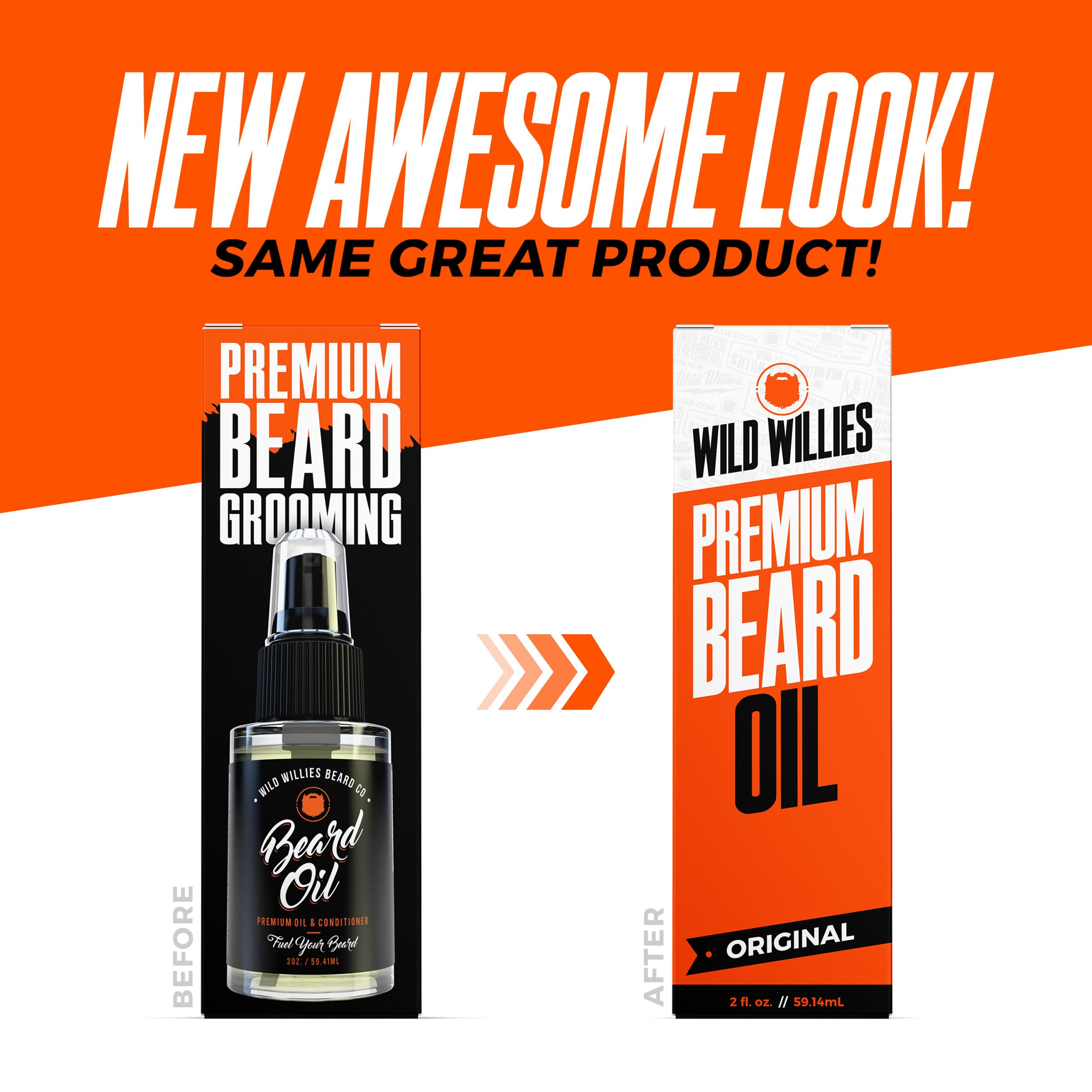 Wild Willies beard oil itch relief – soothing skin under beard.