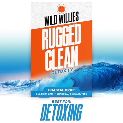 Wild Willies moisturizing bar soap with shea butter delivers deep hydration.