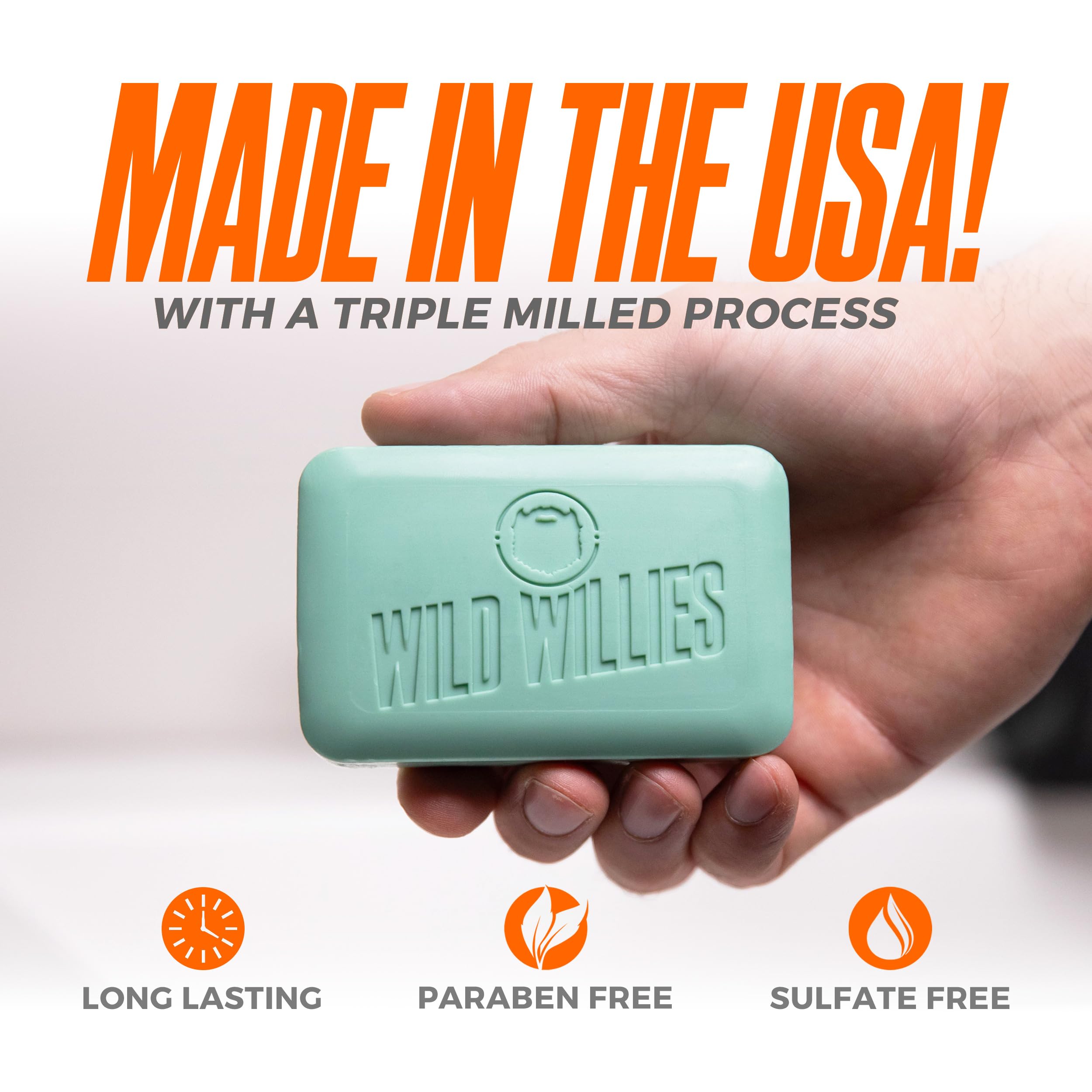 Wild Willies natural ingredients include charcoal and jojoba for smooth skin.