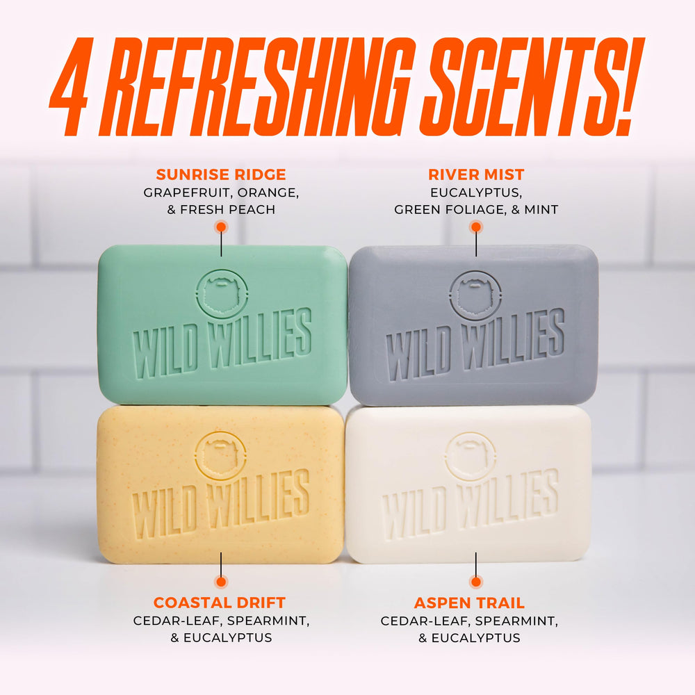 Wild Willies River Mist bar soap showcases refreshing scent and long-lasting freshness