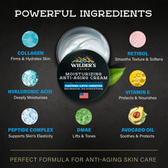 WildPRIME hyaluronic acid and vitamin E formula bottle showcases anti-aging hydration.