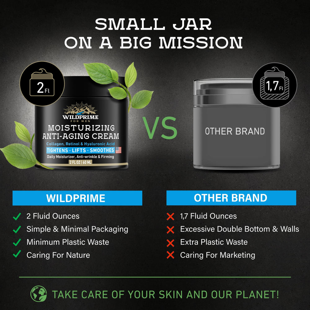 WildPRIME daily-use cream helps smooth appearance with consistent hydration day or night.