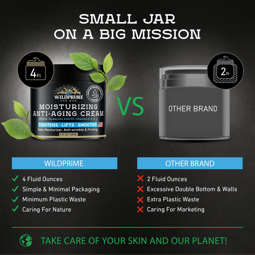 WildPRIME shave-ready moisturizer works as an aftershave treatment.