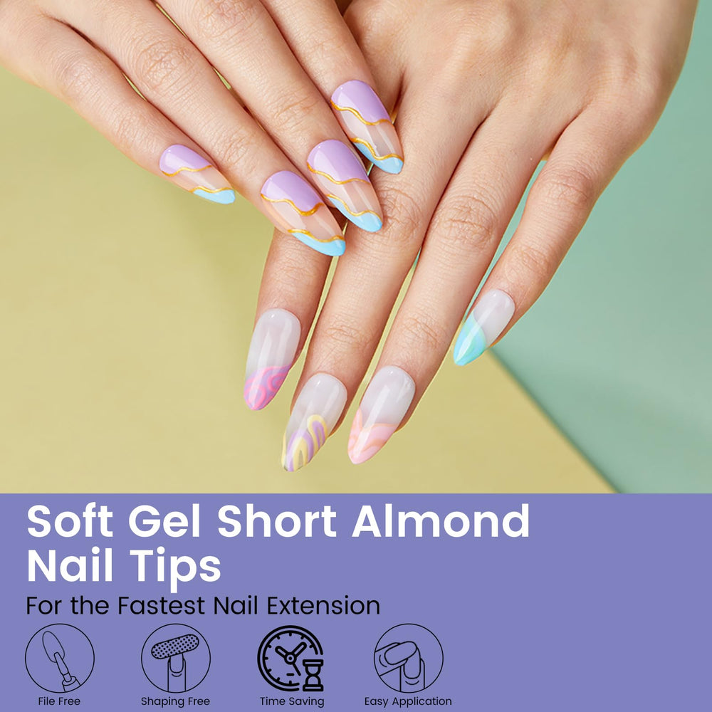 Wilfniee twelve sizes provide full coverage for many nail shapes.