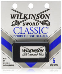 Wilkinson Sword Classic blades sealed packaging close-up showing long-lasting edge.