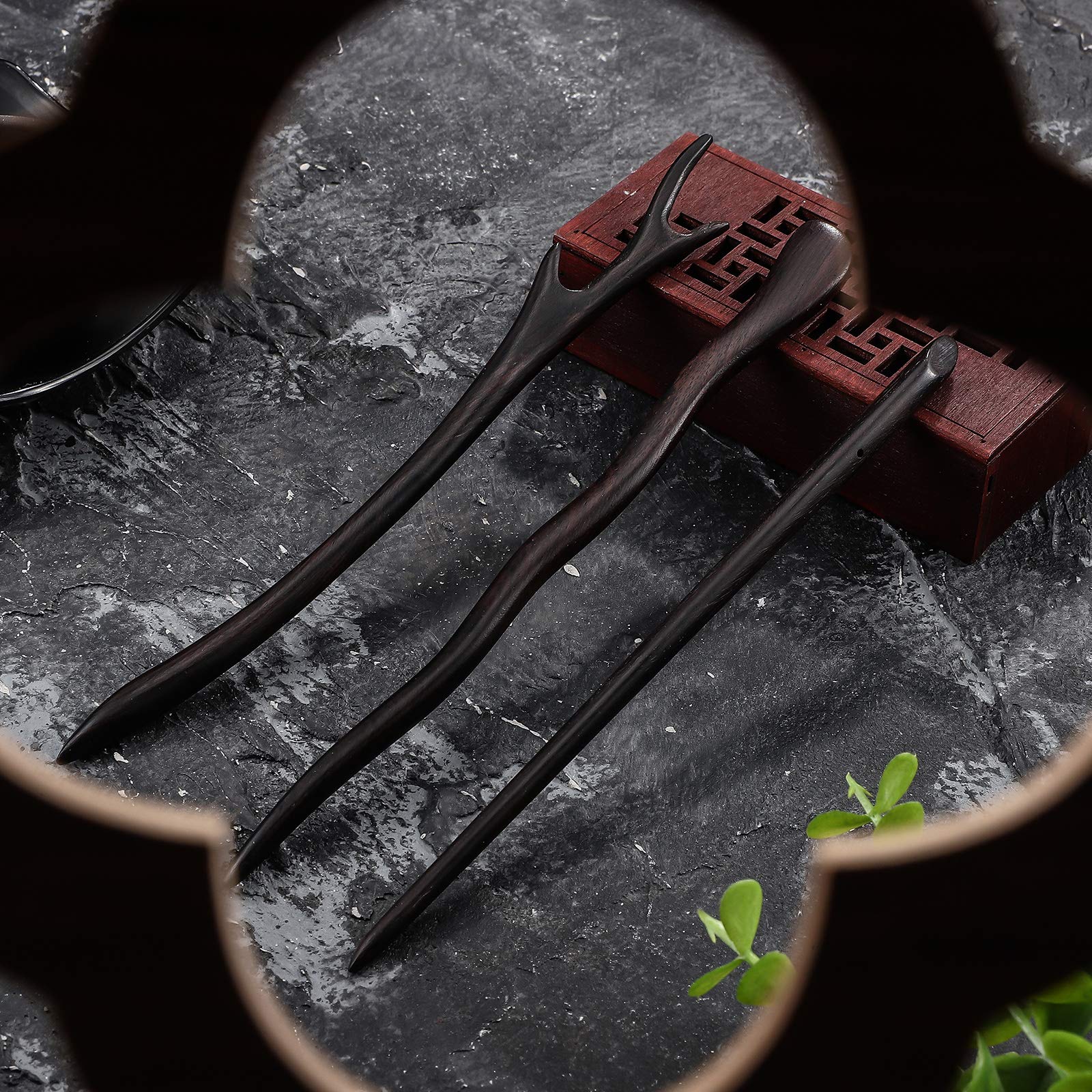 Willbond ebony hair stick daily use for quick, chic hairstyles