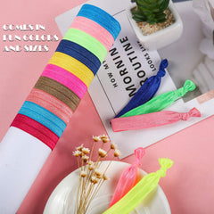 WILLBOND fold over hair band softly elastic, gentle on hair and skin.