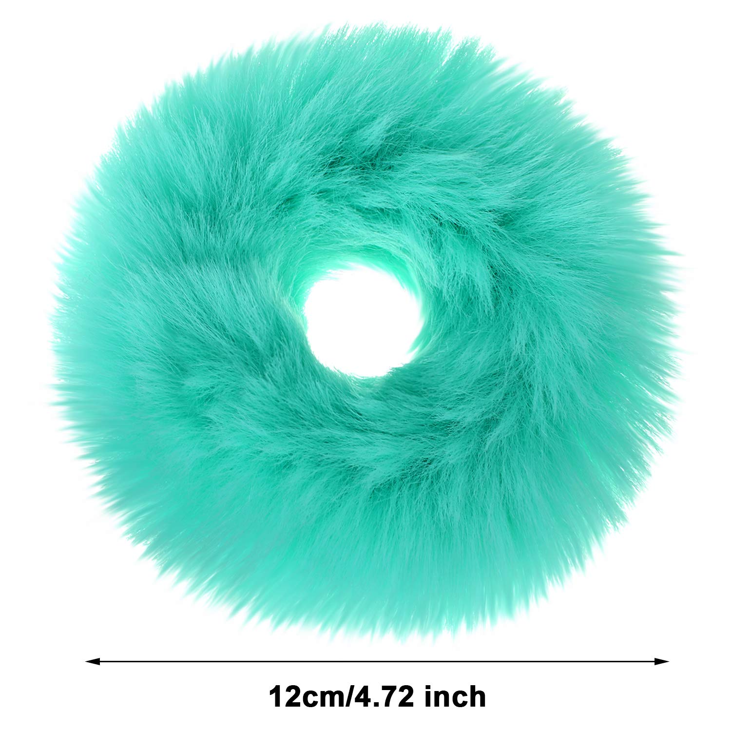 WILLBOND fuzzy scrunchies durable material reliable daily wear.
