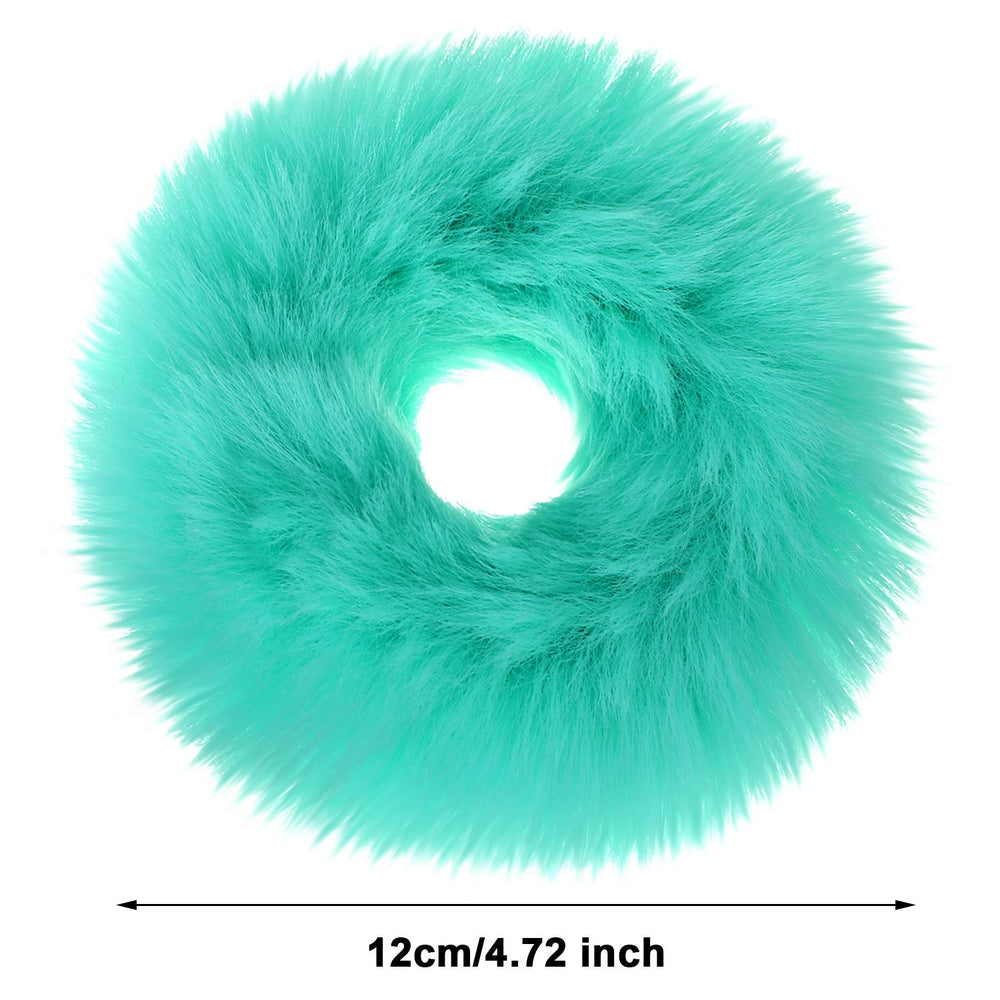 WILLBOND fuzzy scrunchies durable material reliable daily wear.