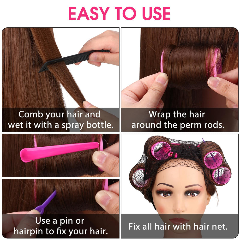 Willbond perforated curler design provides breathable comfort during set