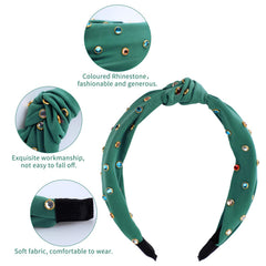 Willbond wide headband worn for comfortable all-day sparkle and secure hold.