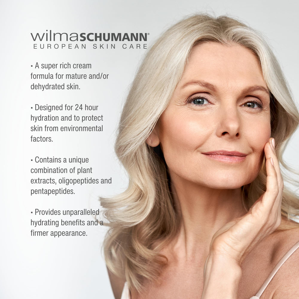 Wilma Schumann Moisture Intensiv Restorative Cream on bathroom counter signals routine skincare.
