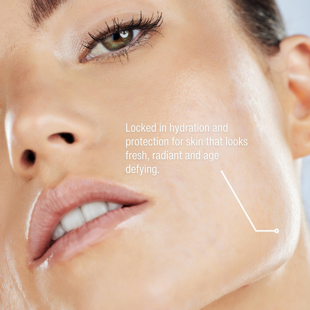 Wilma Schumann Moisture Intensiv Restorative Cream packaging detail emphasizes luxury and trust.