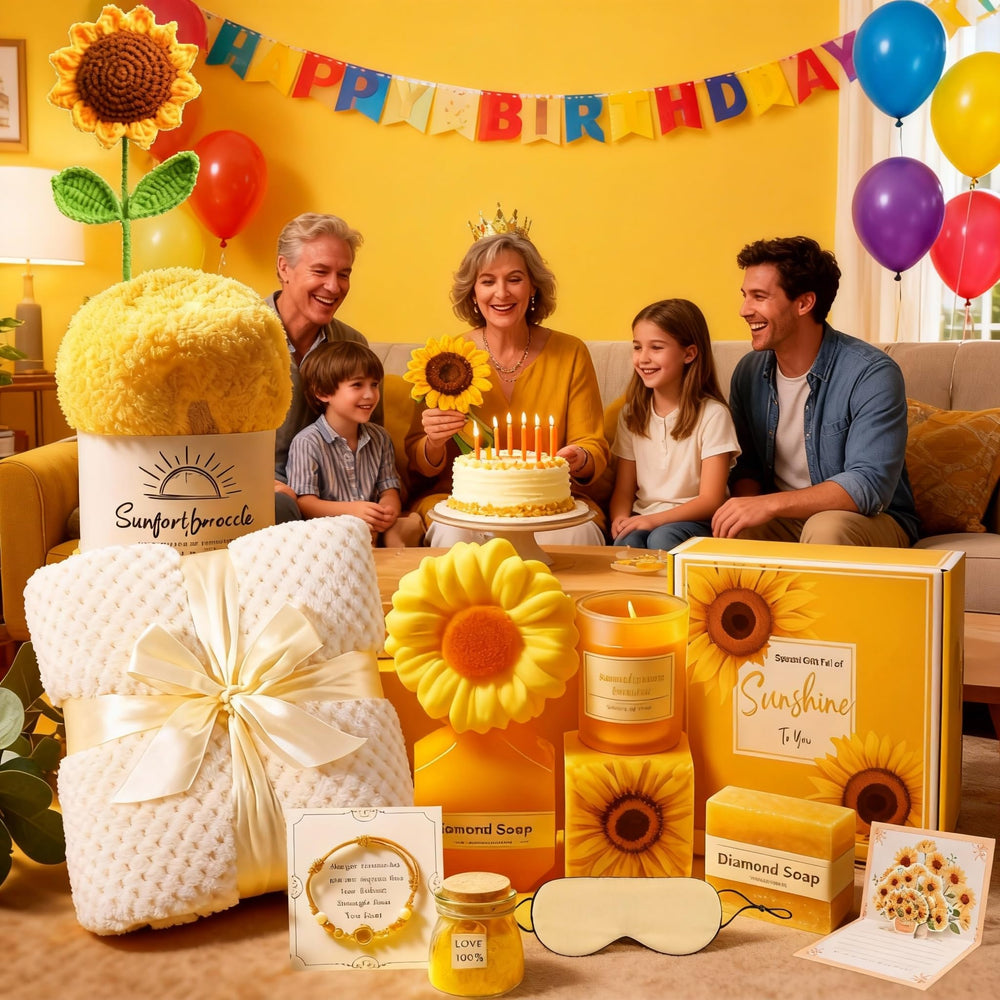 WILZEIMY sunflower bracelet adds a cheerful keepsake