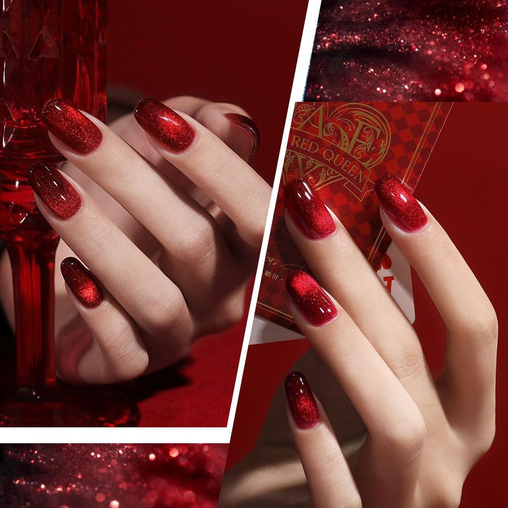 Wimocasy at-home nail art application shows easy DIY shimmer.