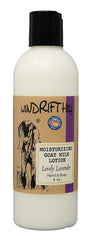 Windrift Hill Lovely Lavender lotion bottle shows lightweight, non-greasy hydration for hands and body
