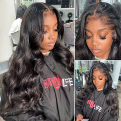 Wingirl 220% density body-wave wig for full, voluminous texture