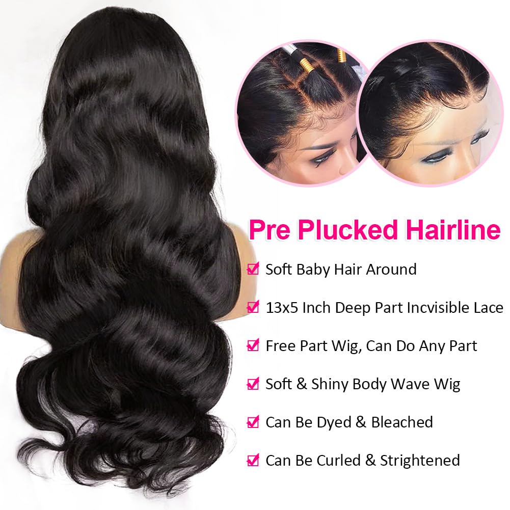 Wingirl 28-inch body wave wig delivering dramatic, flowing movement