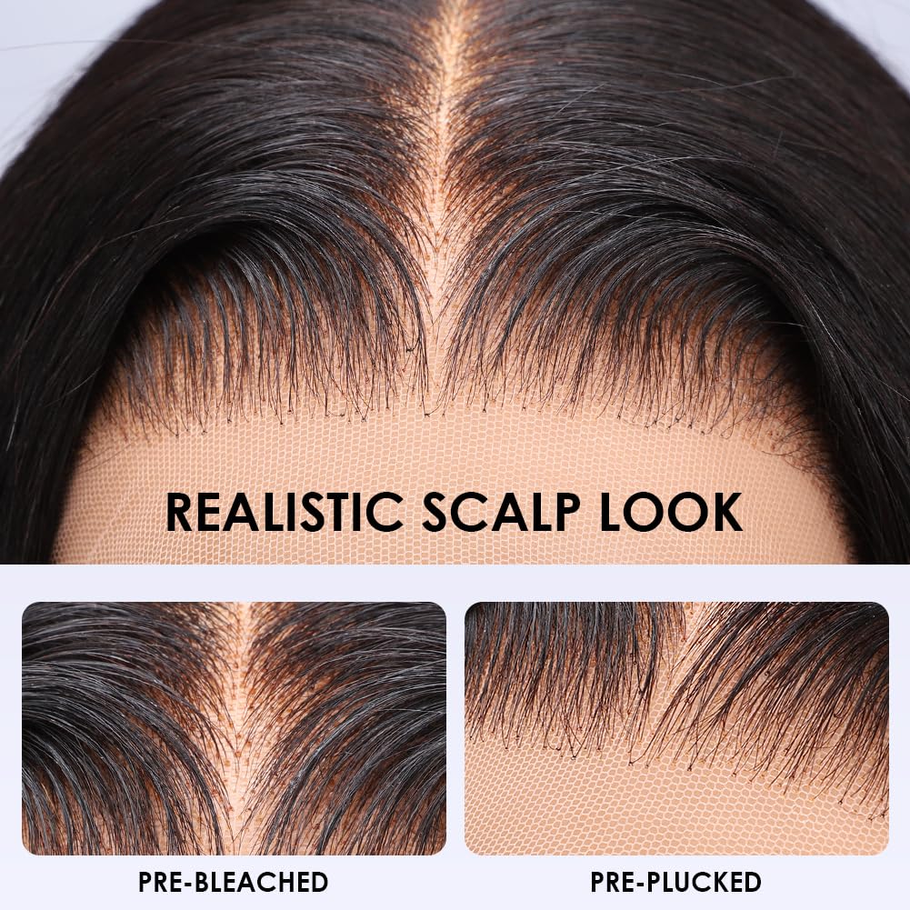 Wingirl pre-plucked baby hair creates a natural hairline and versatile style