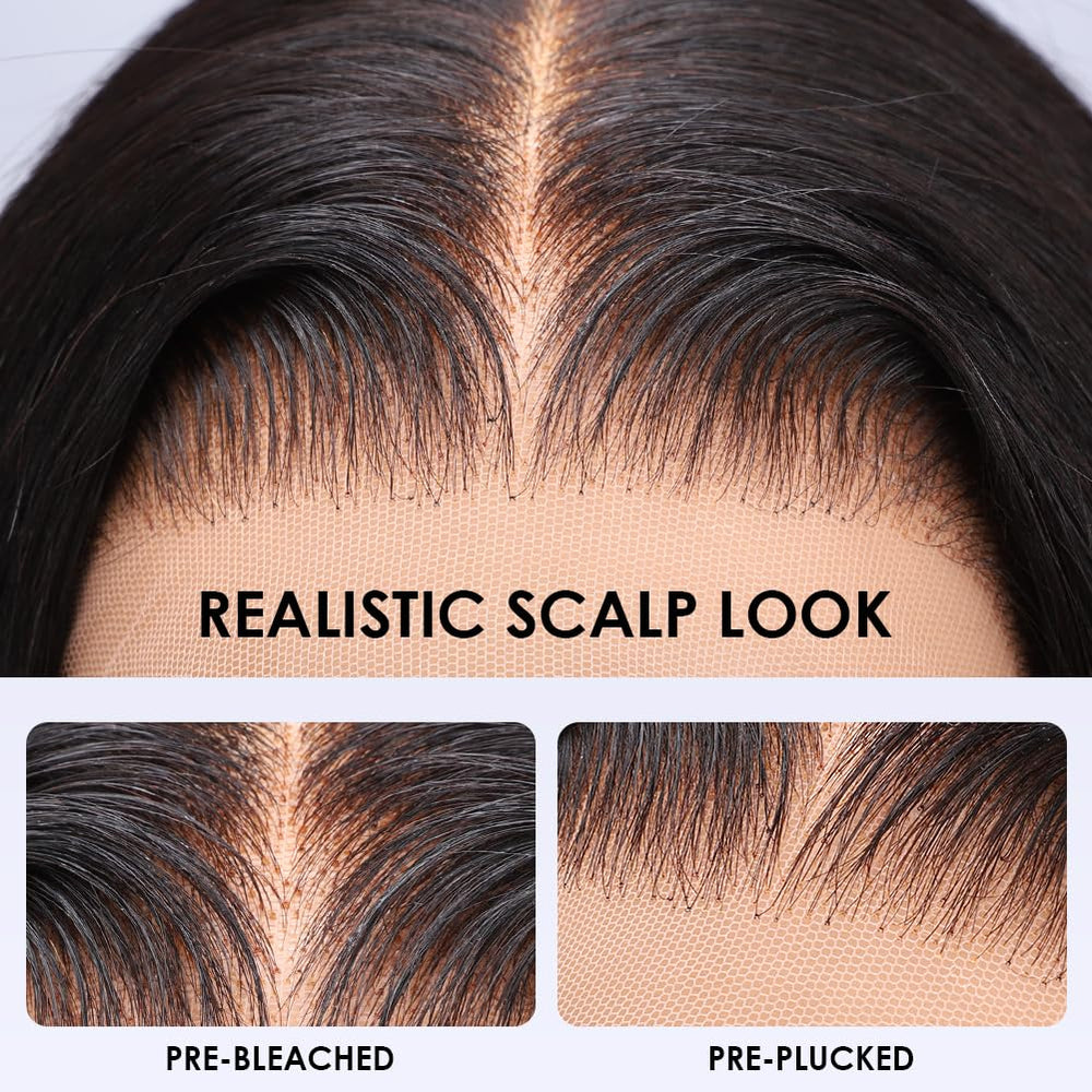 Wingirl pre-plucked baby hair creates a natural hairline and versatile style