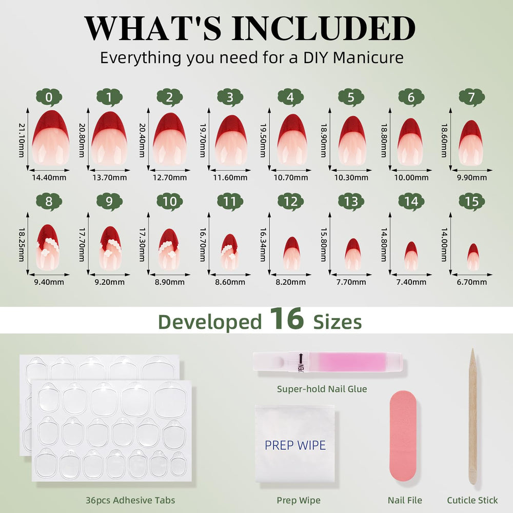 WiniBeauty almond-shaped press-on nails deliver salon-like shine at home.