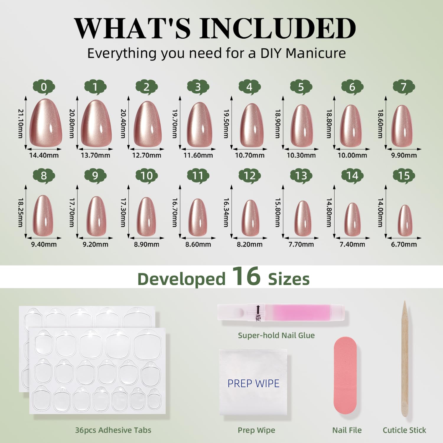 WiniBeauty almond-shaped nails in mauve color offering comfortable wear.