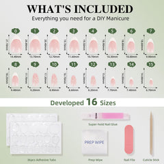WiniBeauty Winter press-on nails kit for at-home glamour