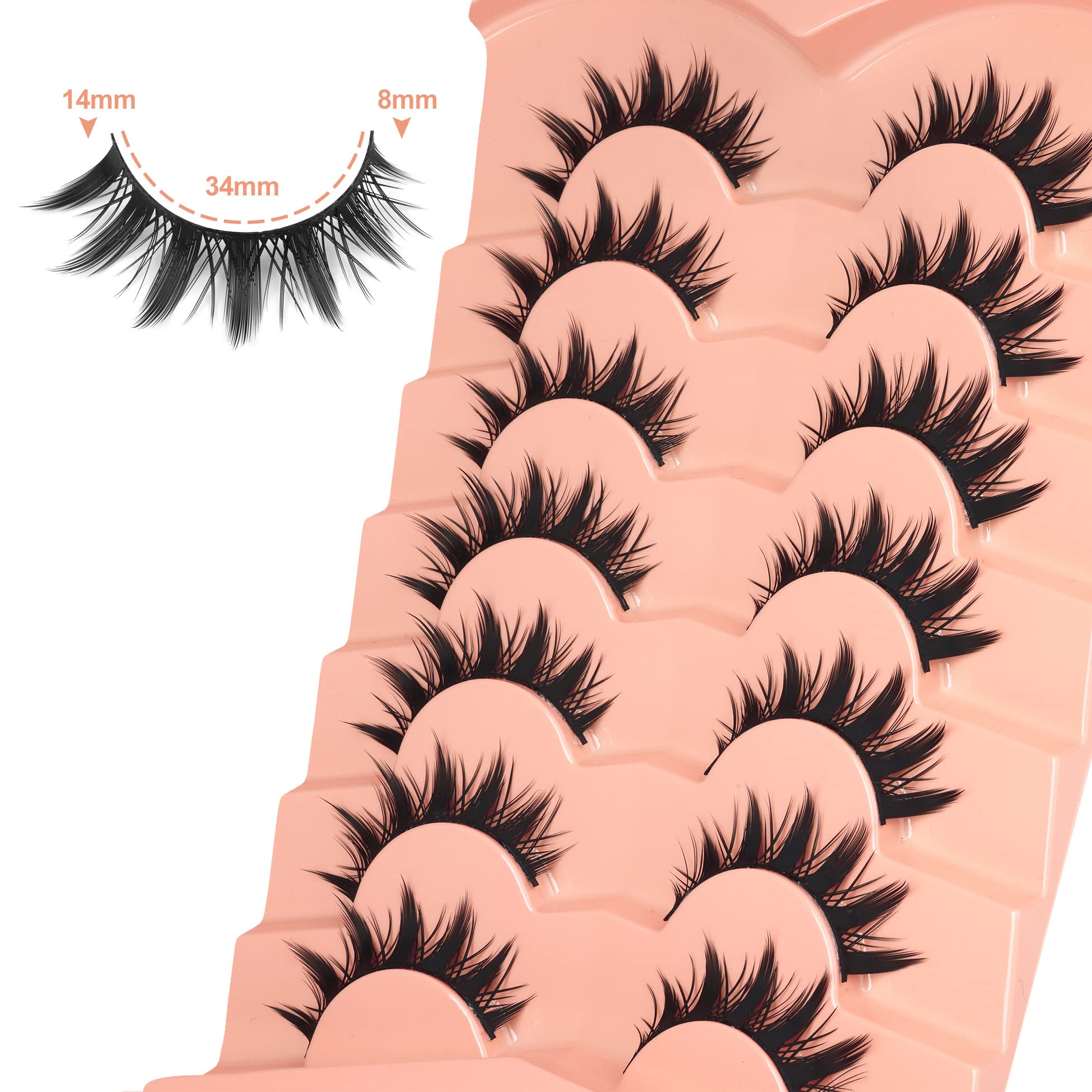 Winifred cotton band lashes offer comfortable all-day wear.