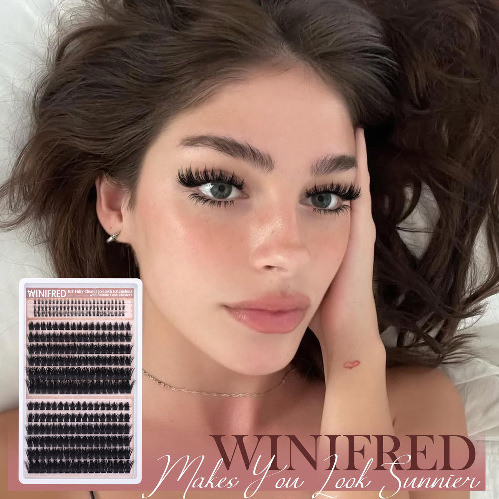 Winifred cruelty-free synthetic fiber provides soft, durable clusters.
