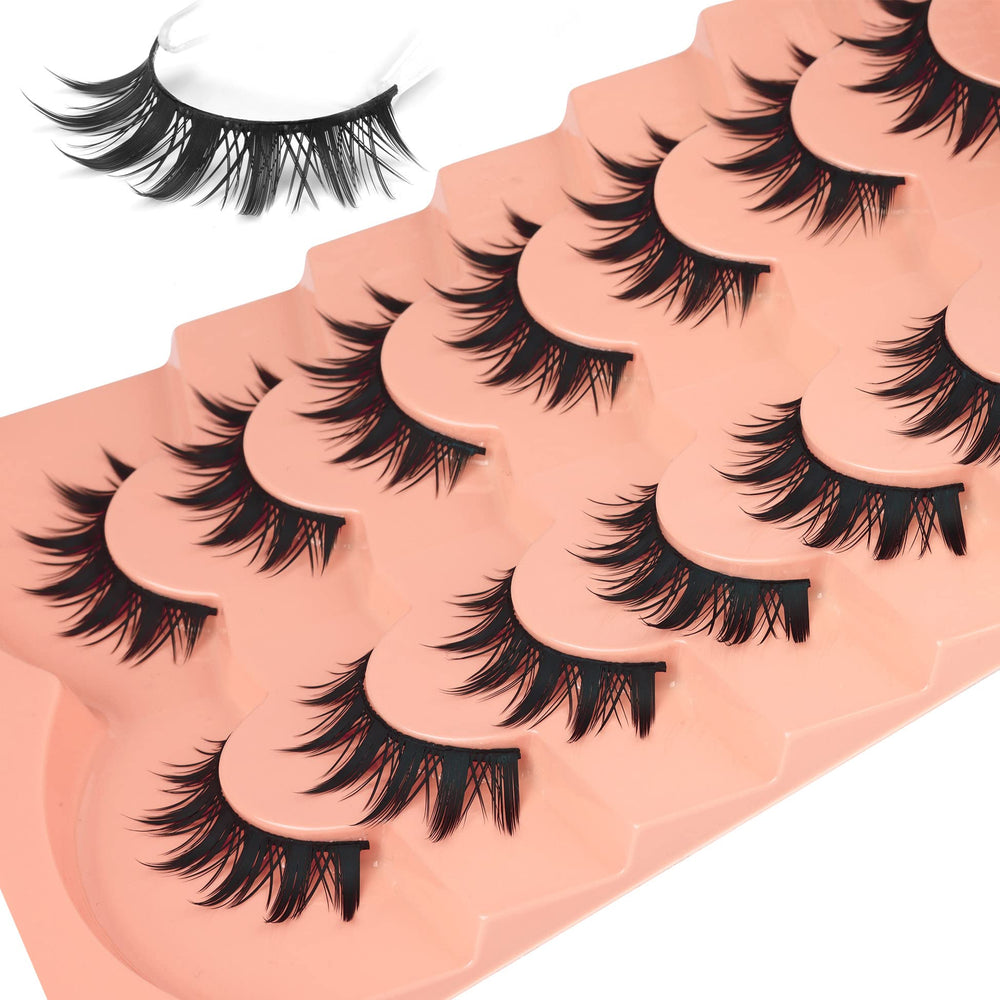 Winifred thicker spiky manga lashes deliver defined eyes.