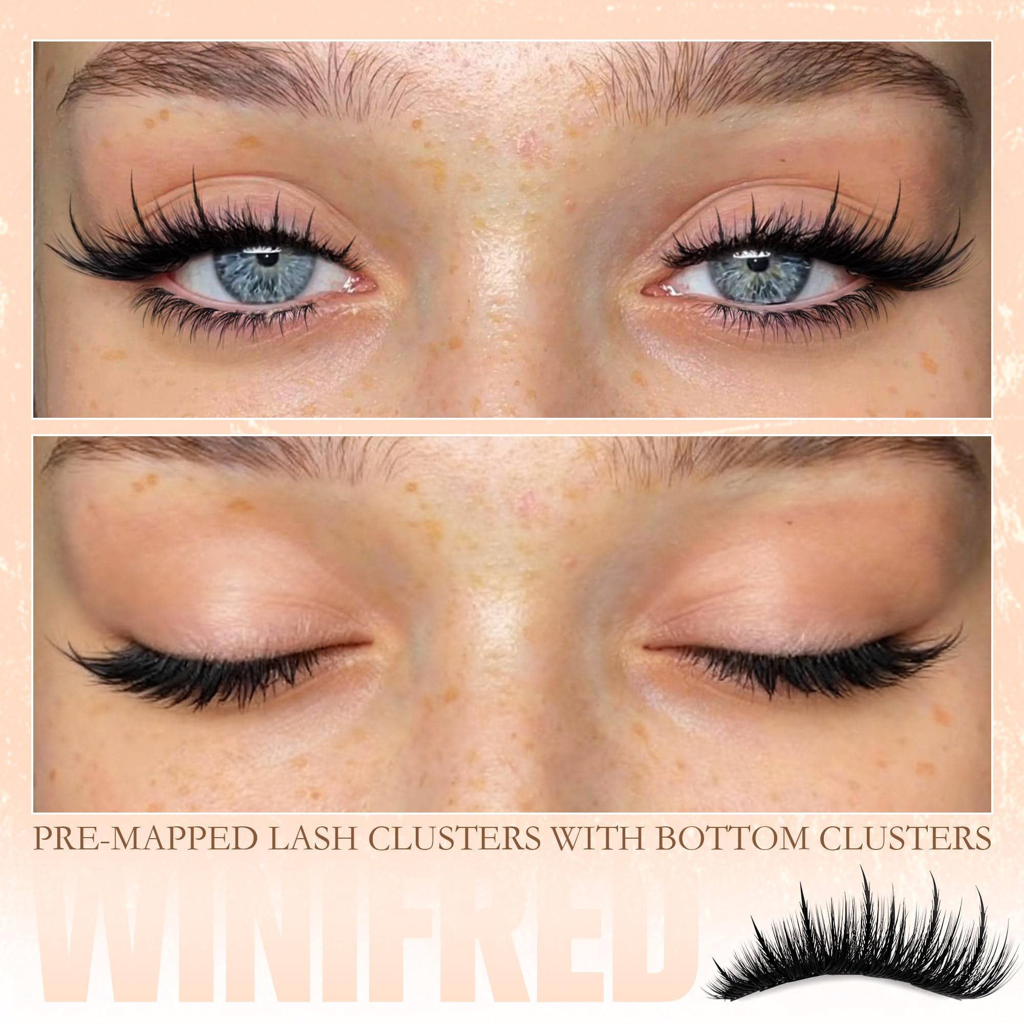 Winifred travel-friendly lashes transform rushed mornings on the go