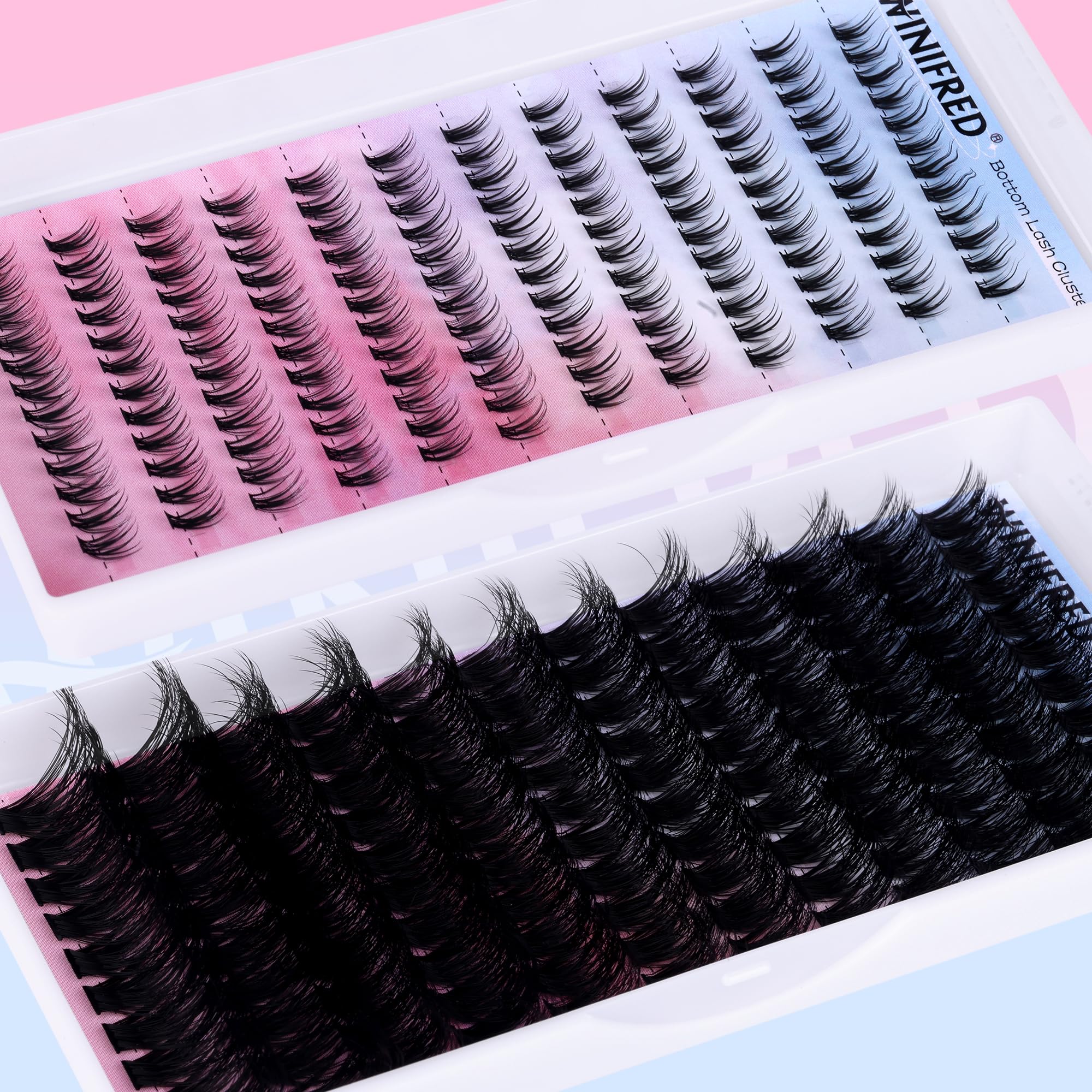 Winifred travel-pack lashes convenient for on-the-go touch-ups.