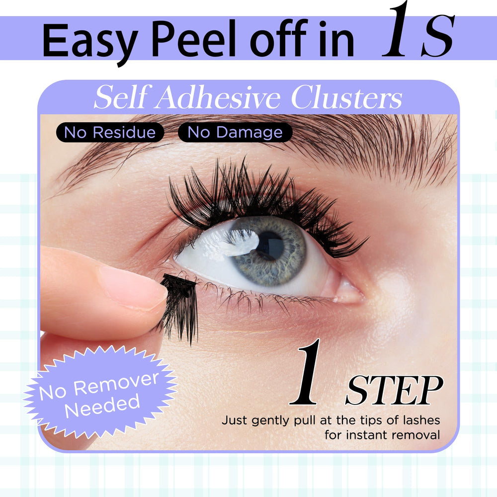 Winkgiggle two-in-one lash usage for versatile styling options.