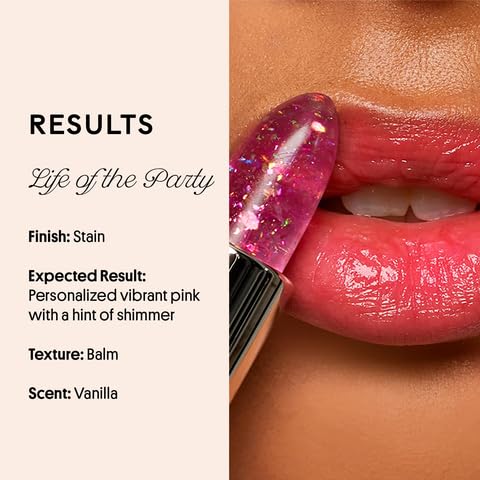 Winky Lux confetti balm with vanilla-scent finish for pleasant aroma.