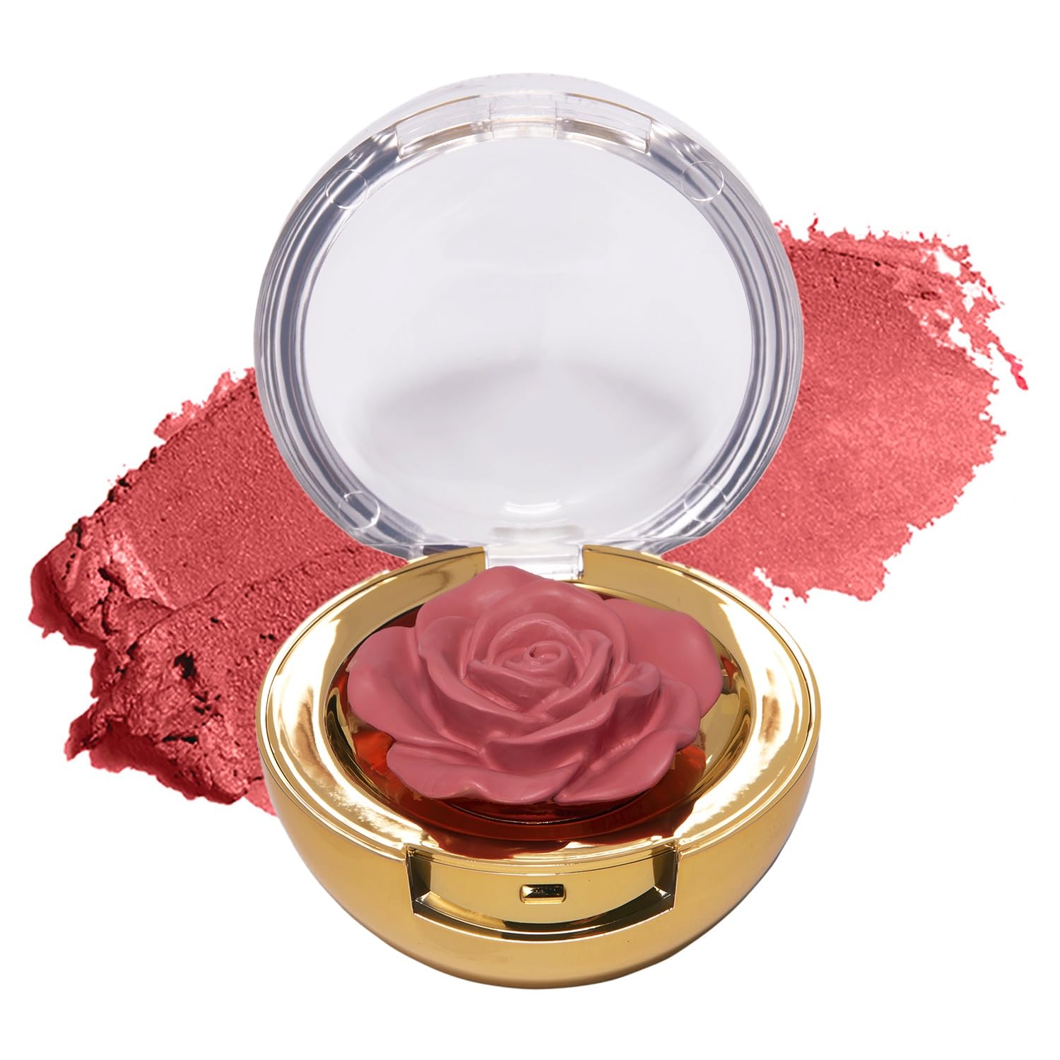 Winky Lux Cheeky Rose Cream Blush packaging close-up for premium, clean beauty look.