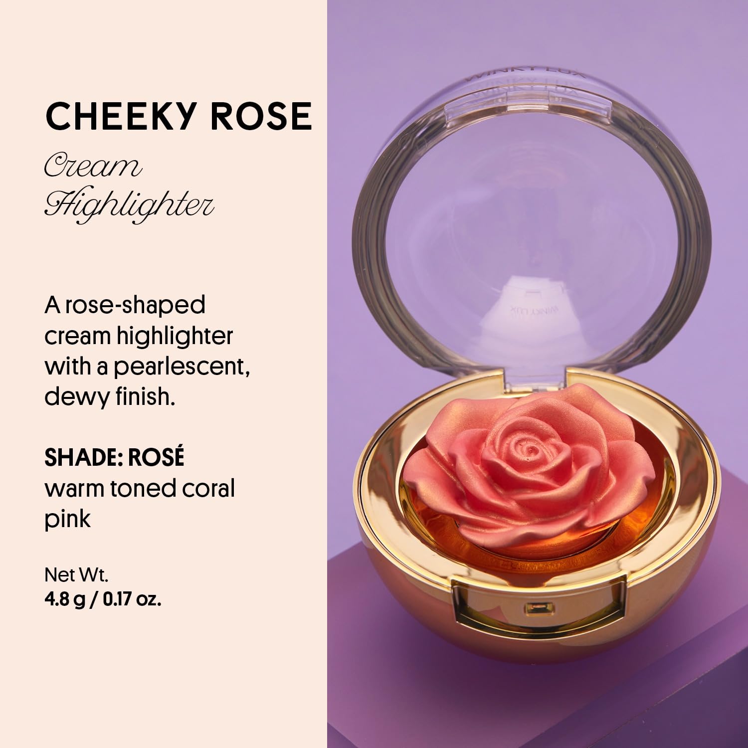 Winky Lux Cheeky Rose swatches reveal soft, buildable warmth