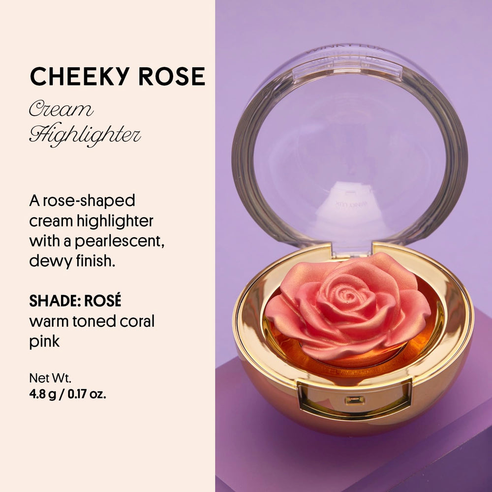 Winky Lux Cheeky Rose swatches reveal soft, buildable warmth