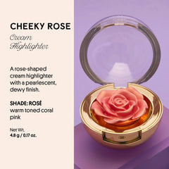 Winky Lux Cheeky Rose swatches reveal soft, buildable warmth