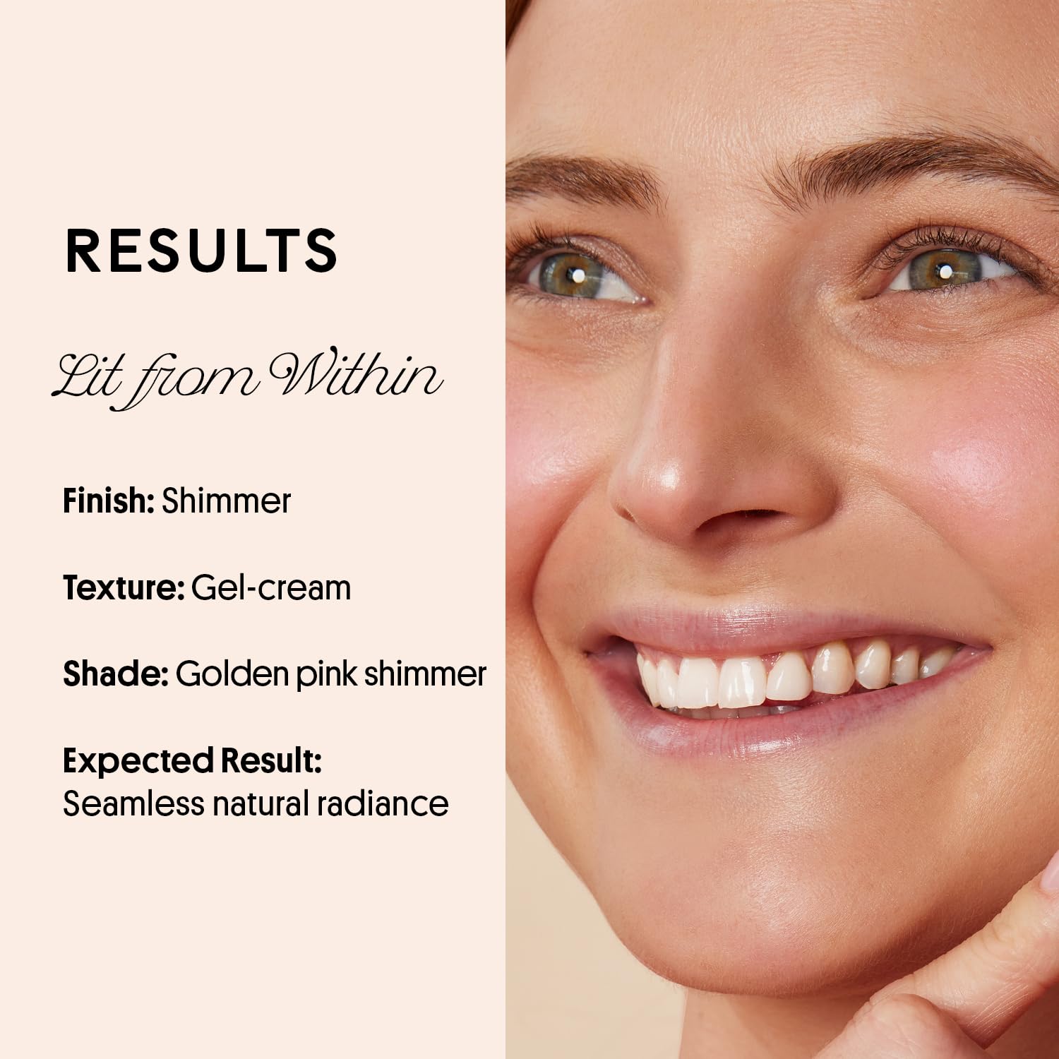 Winky Lux Cheeky Rose can be blended into foundation for customized radiance.