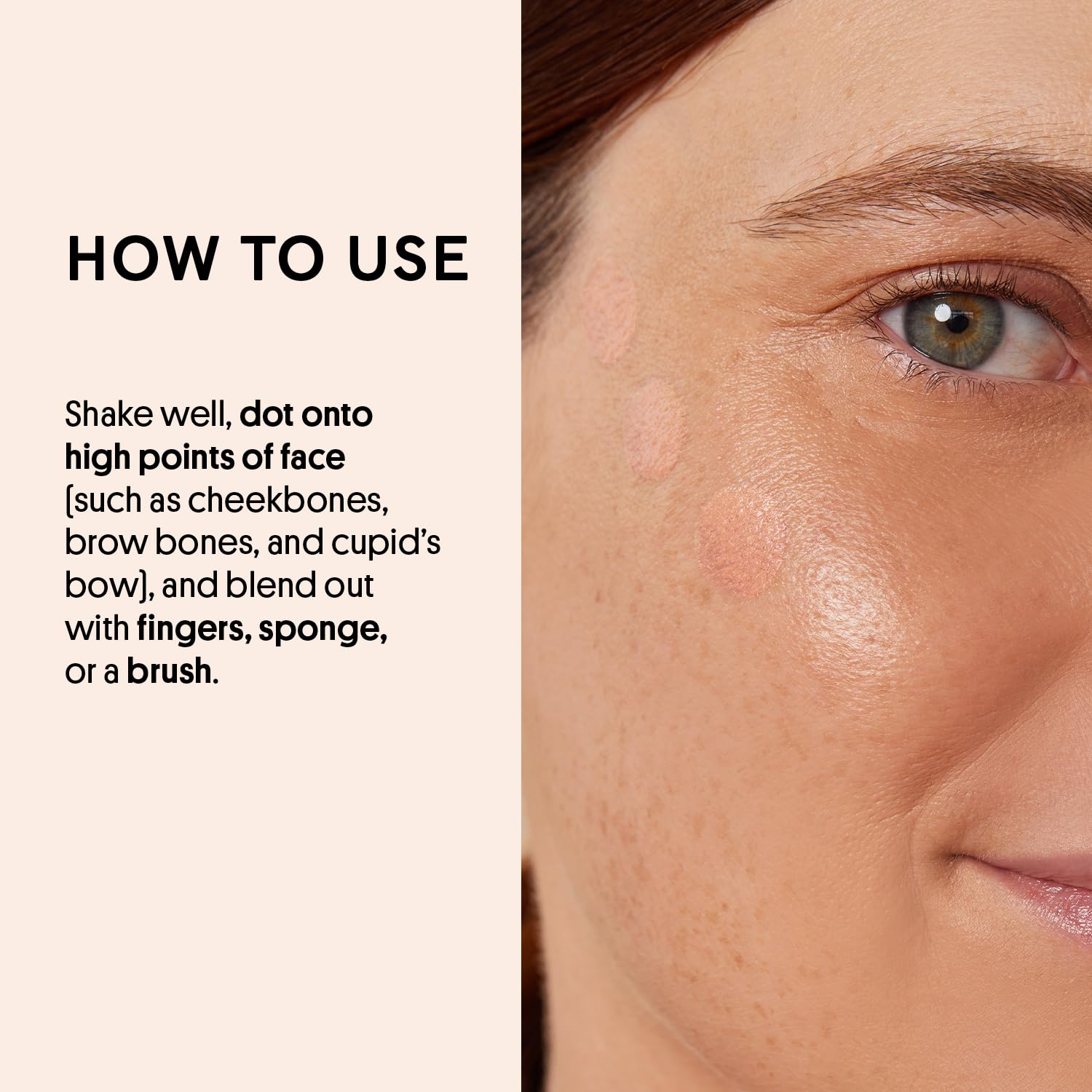 Winky Lux Cheeky Rose highlights brow bone and cheek contour with subtle glow.