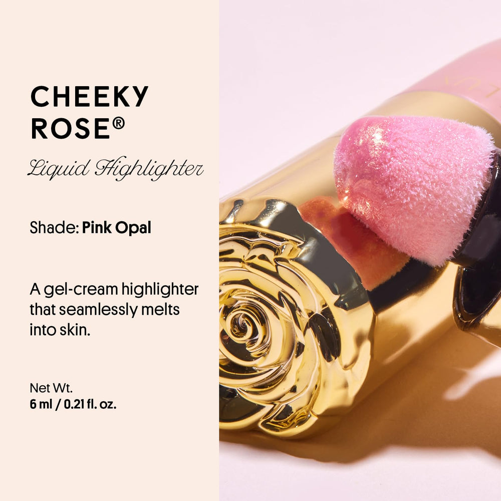 Winky Lux Cheeky Rose with rose-gold pearls delivering dewy luminosity.