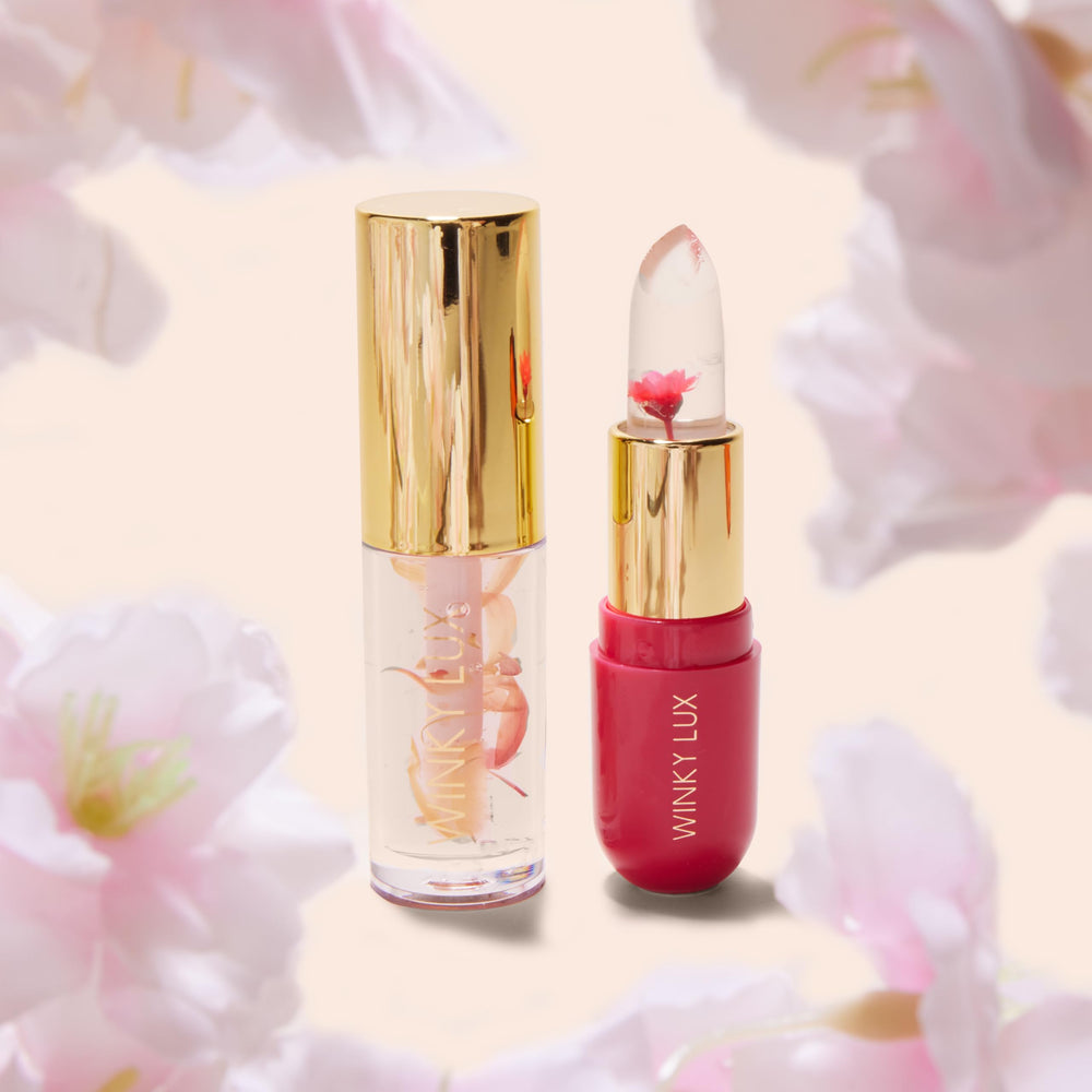 Winky Lux Color-Changing Pink Balm creates a personalized shade for lips.