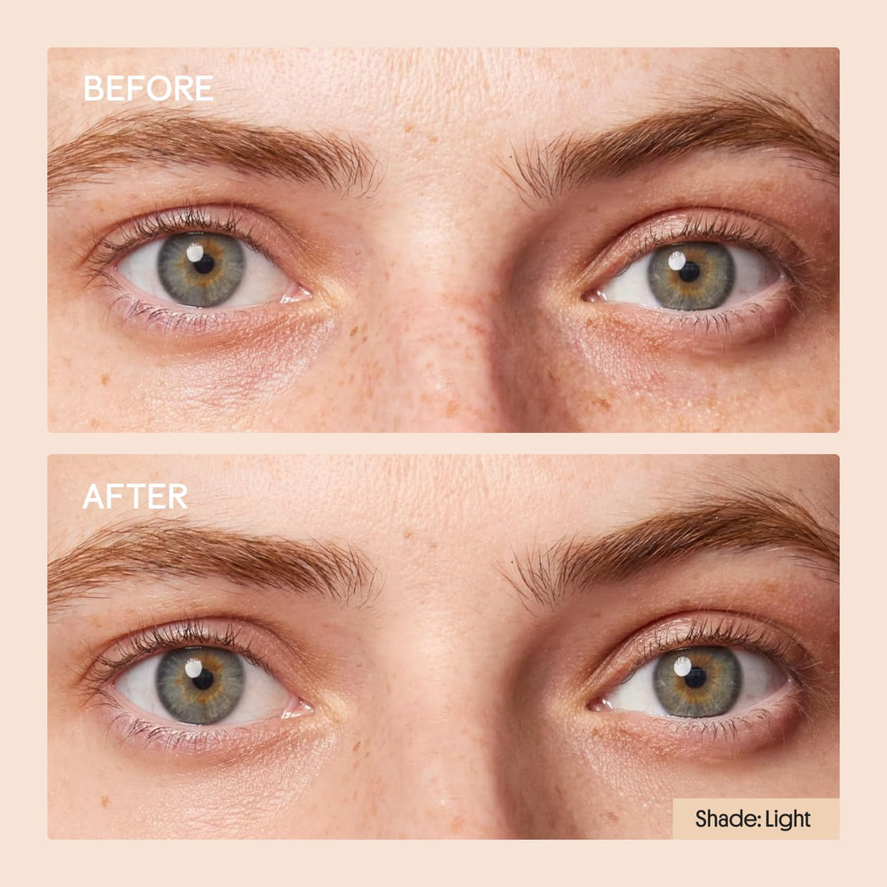 Under-eye area after application looks hydrated and less creased with the formula.