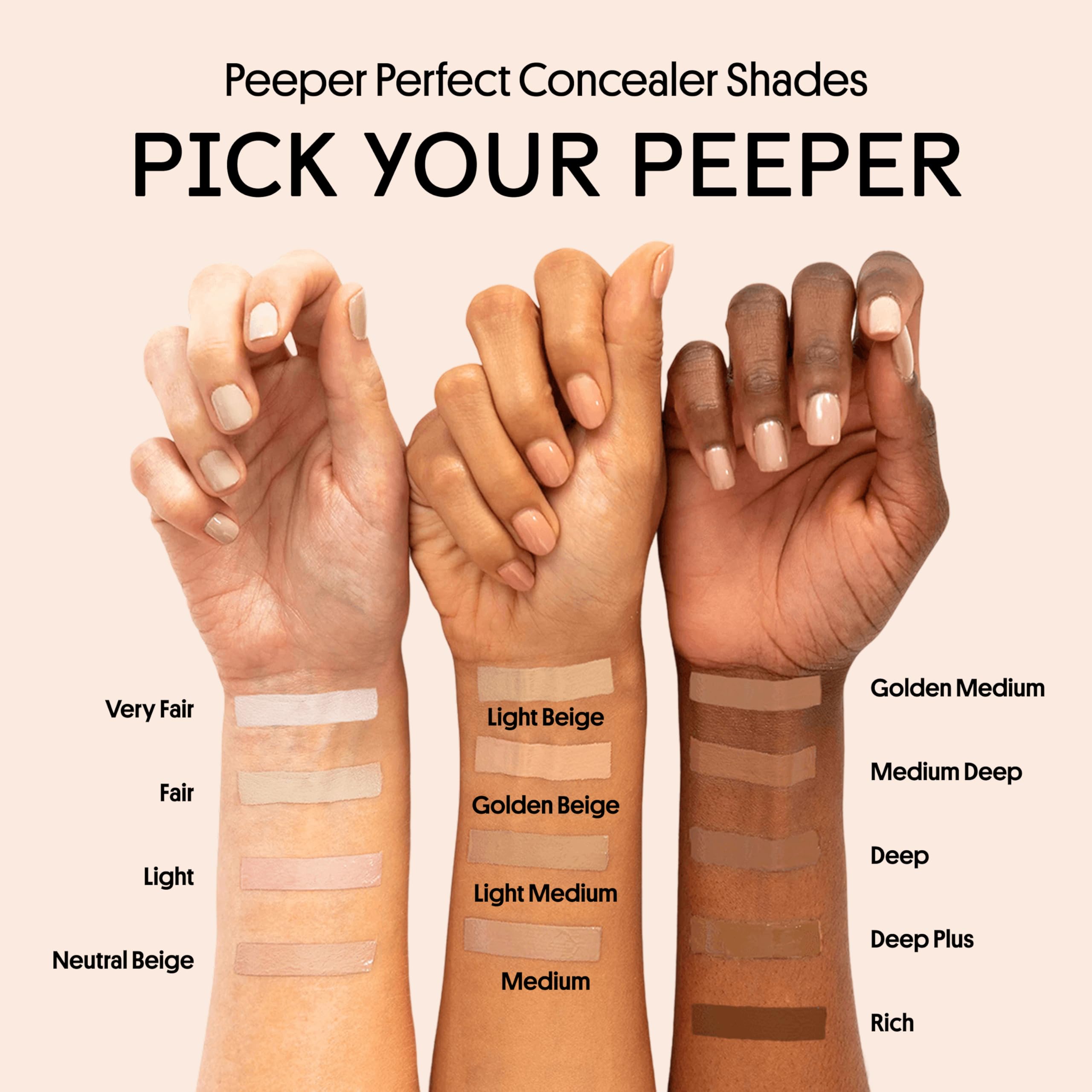 Packaging mockup demonstrates portable concealer for on-the-go touch-ups.
