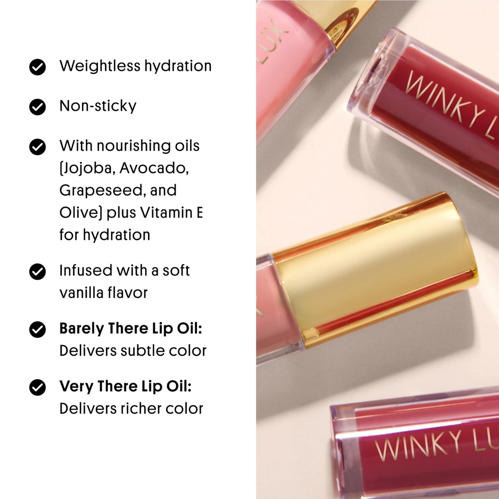 Winky Lux Pink Opal Very There lips with non-sticky shine and shimmer