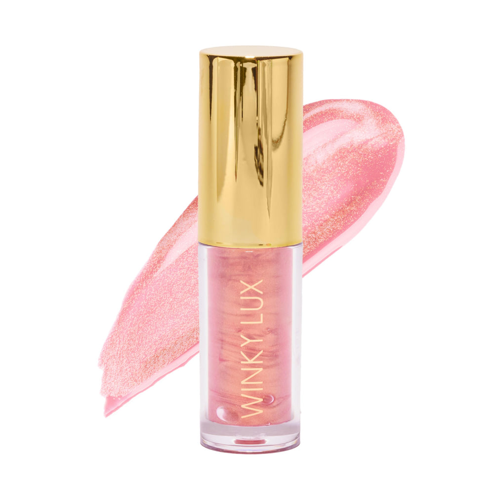 Winky Lux Pink Opal Very There lip oil packaging for on-the-go hydration
