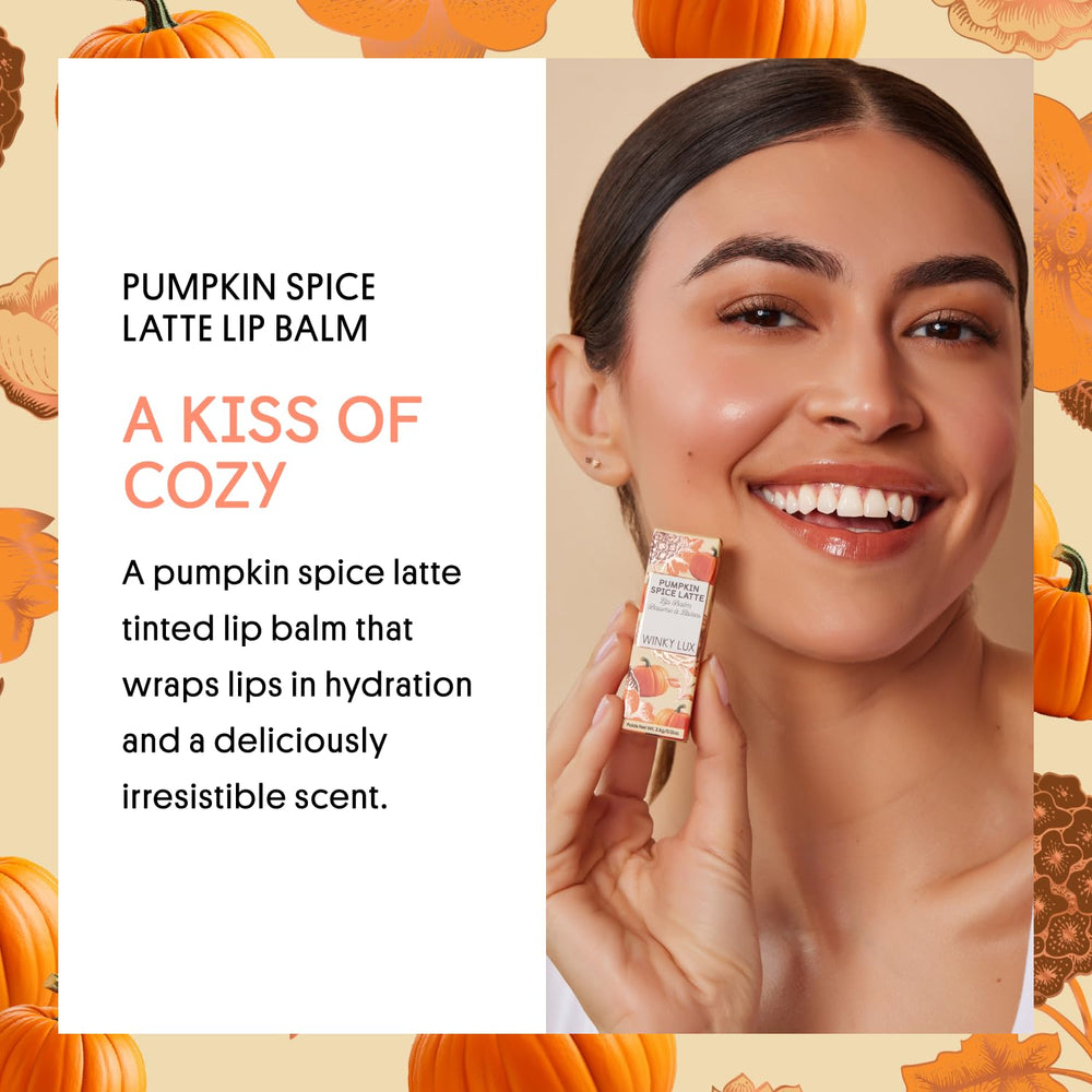 Winky Lux balm swatch in sheer nude shade for natural daily glow.