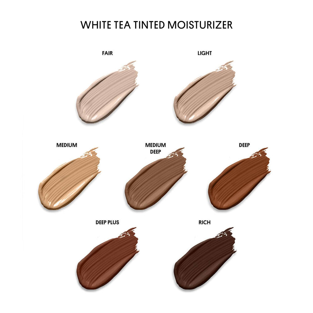 Winky Lux tint application swatch demonstrates breathable, non-greasy feel.