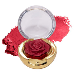 Winky Lux Cheeky Rose Blush swatch shows buildable pigment for natural flush